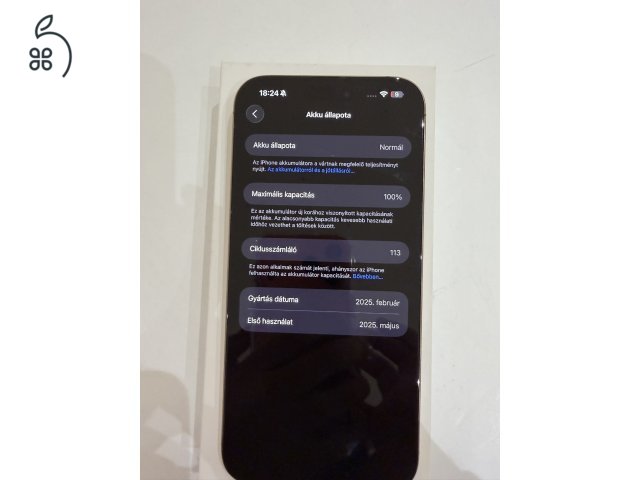iPhone 16 Pro Max 256GB - szinte új