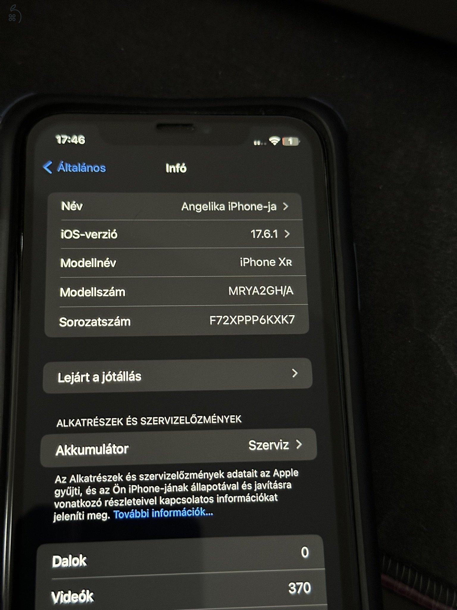 iPhone XR 64GB Kék