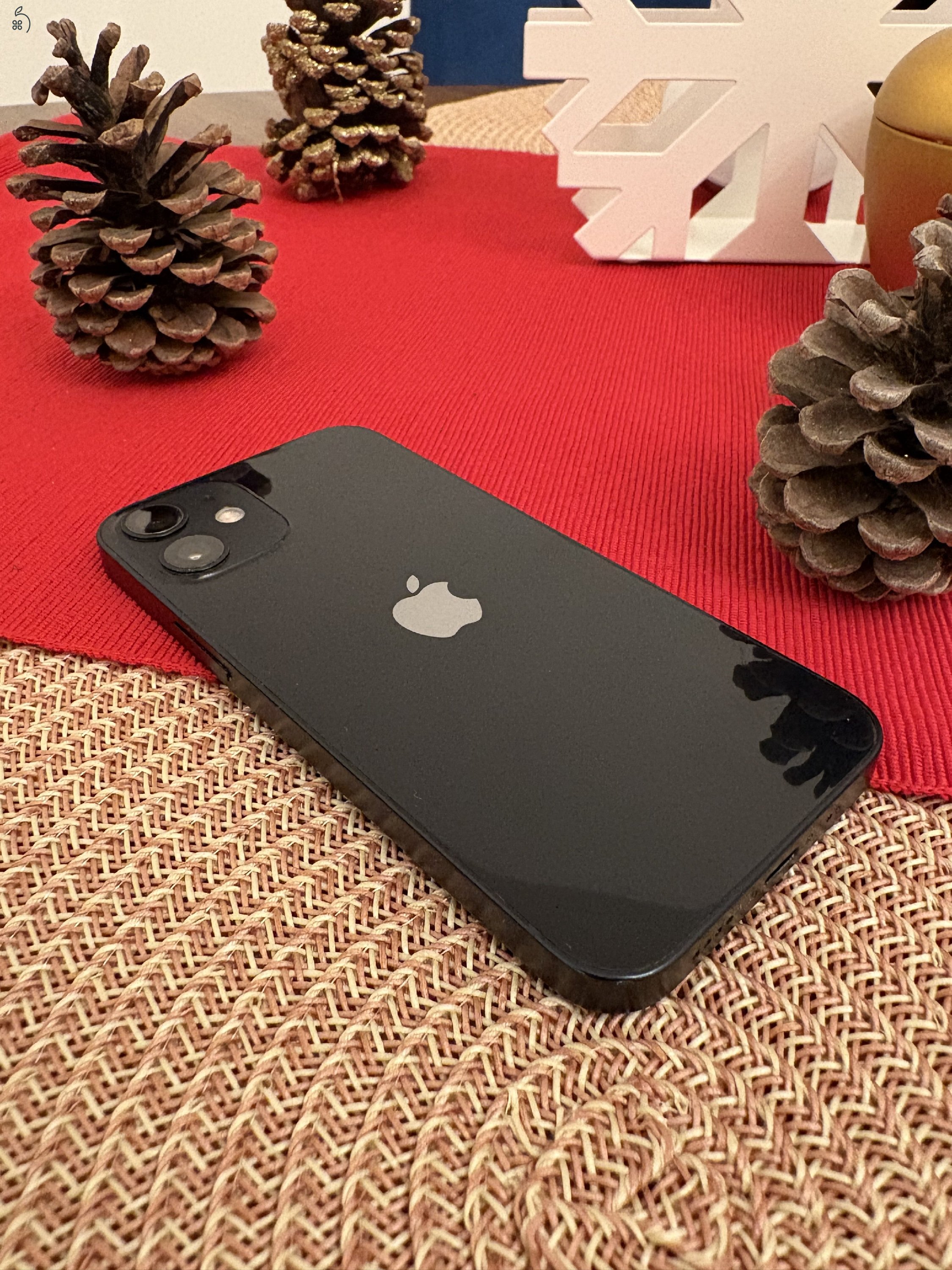 iPhone 12 mini 64 GB 98% akku fekete garanciával