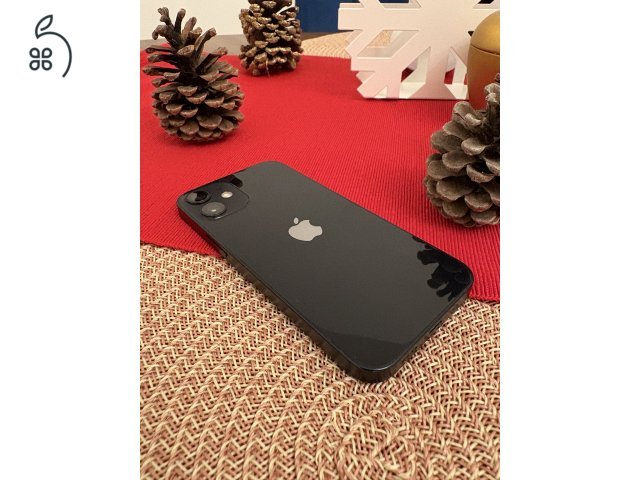 iPhone 12 mini 64 GB 98% akku fekete garanciával