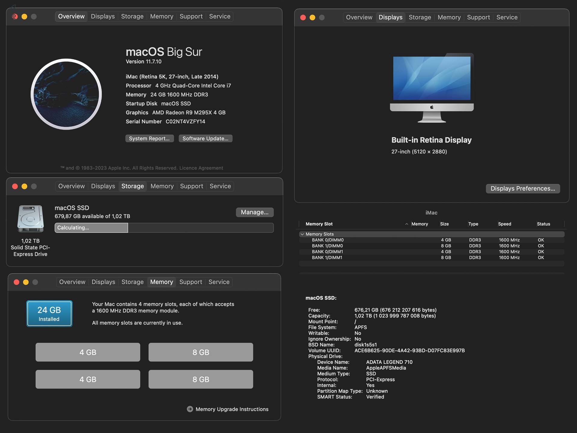 iMac (Retina 5K, 27-inch, Late 2014)
