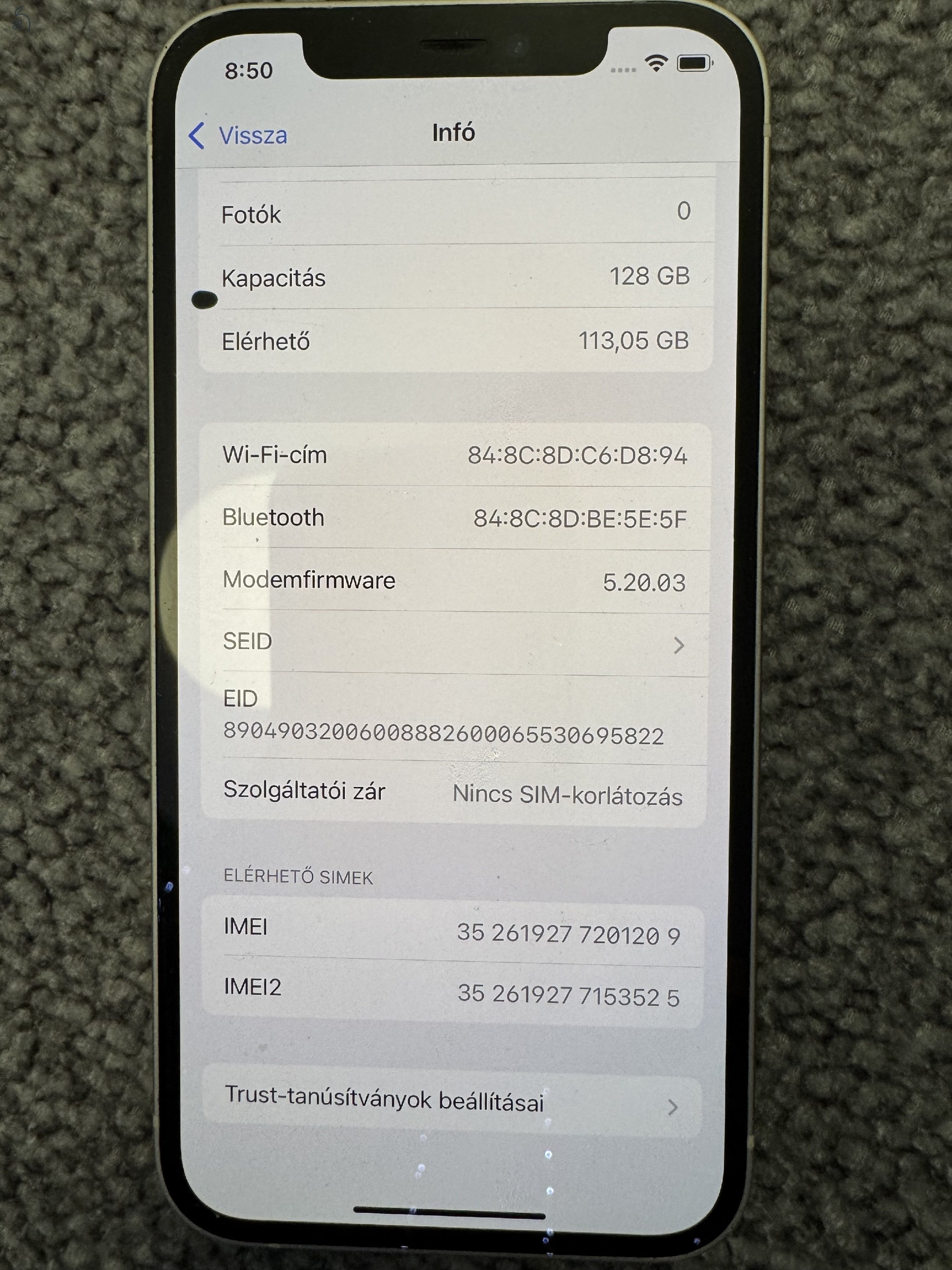 Eladó biztos helyről