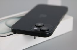 iPhone 15- 128 GB- Black, fekete – Új, sosem aktivált  + 40–50k extra