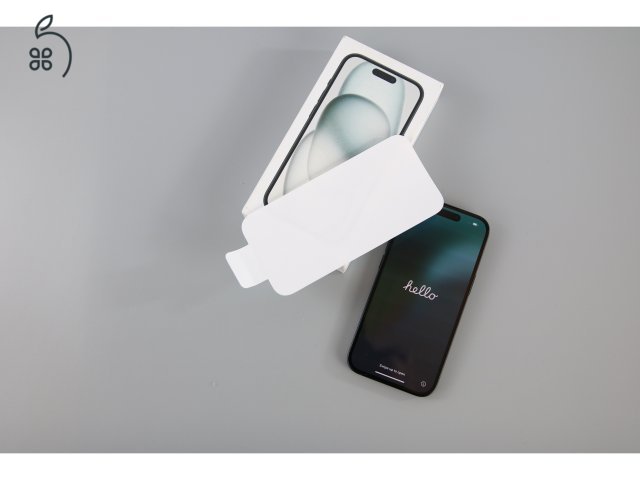 iPhone 15- 128 GB- Black, fekete – Új, sosem aktivált  + 40–50k extra