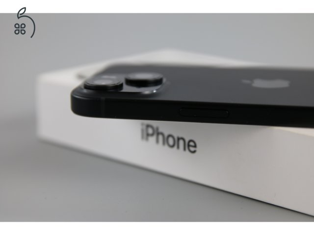 iPhone 15- 128 GB- Black, fekete – Új, sosem aktivált  + 40–50k extra