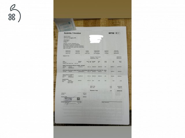 Eladó null kilométeres Ipad Air 11’ M3 128 gb -Starlight