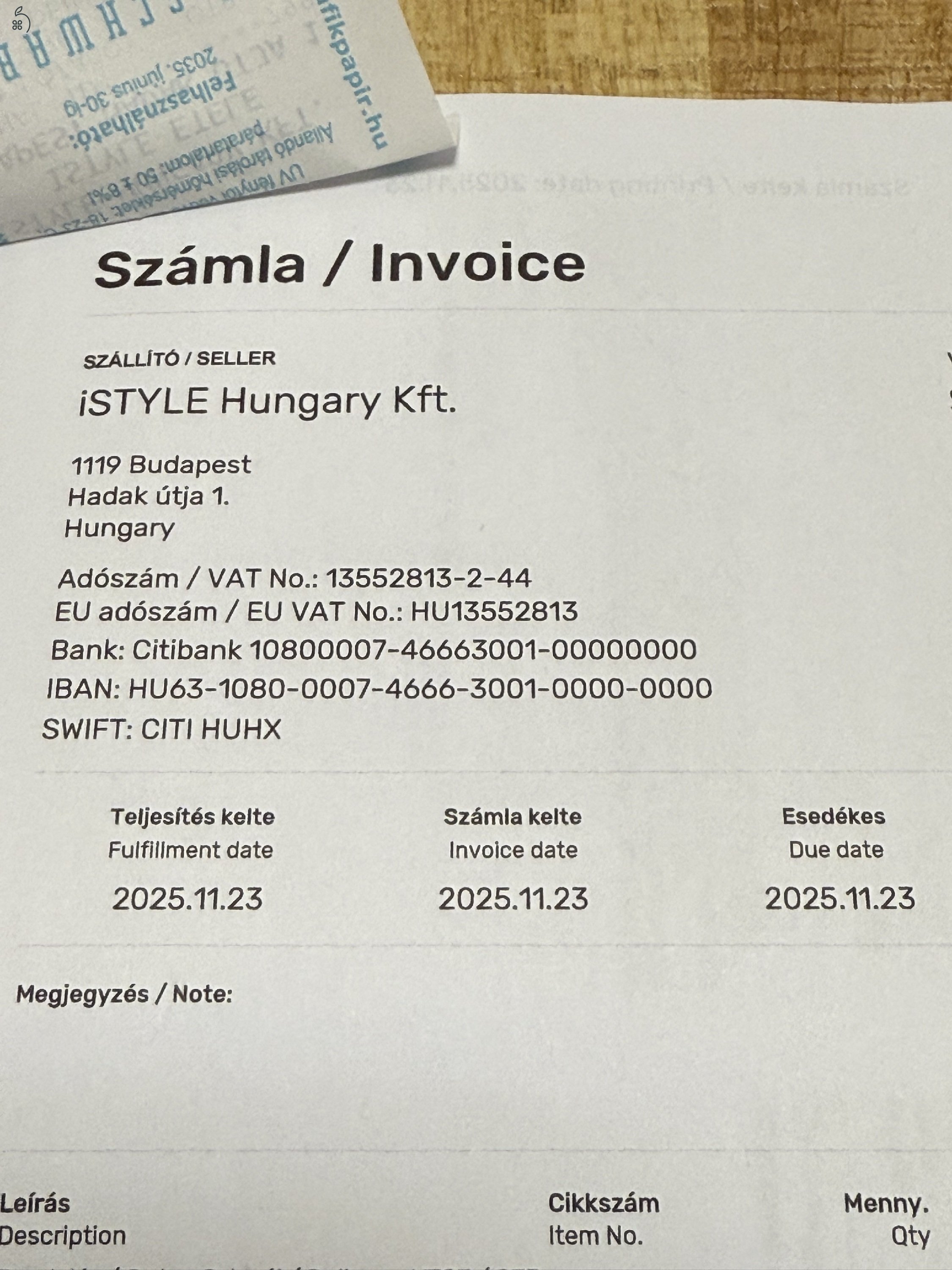 Eladó null kilométeres Ipad Air 11’ M3 128 gb -Starlight