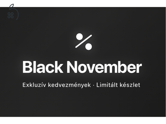 Black November - Akciós gépek elérhetőek egész hónapban!