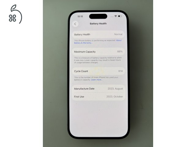 IPhone 15 Pro 256 GB titánkék független