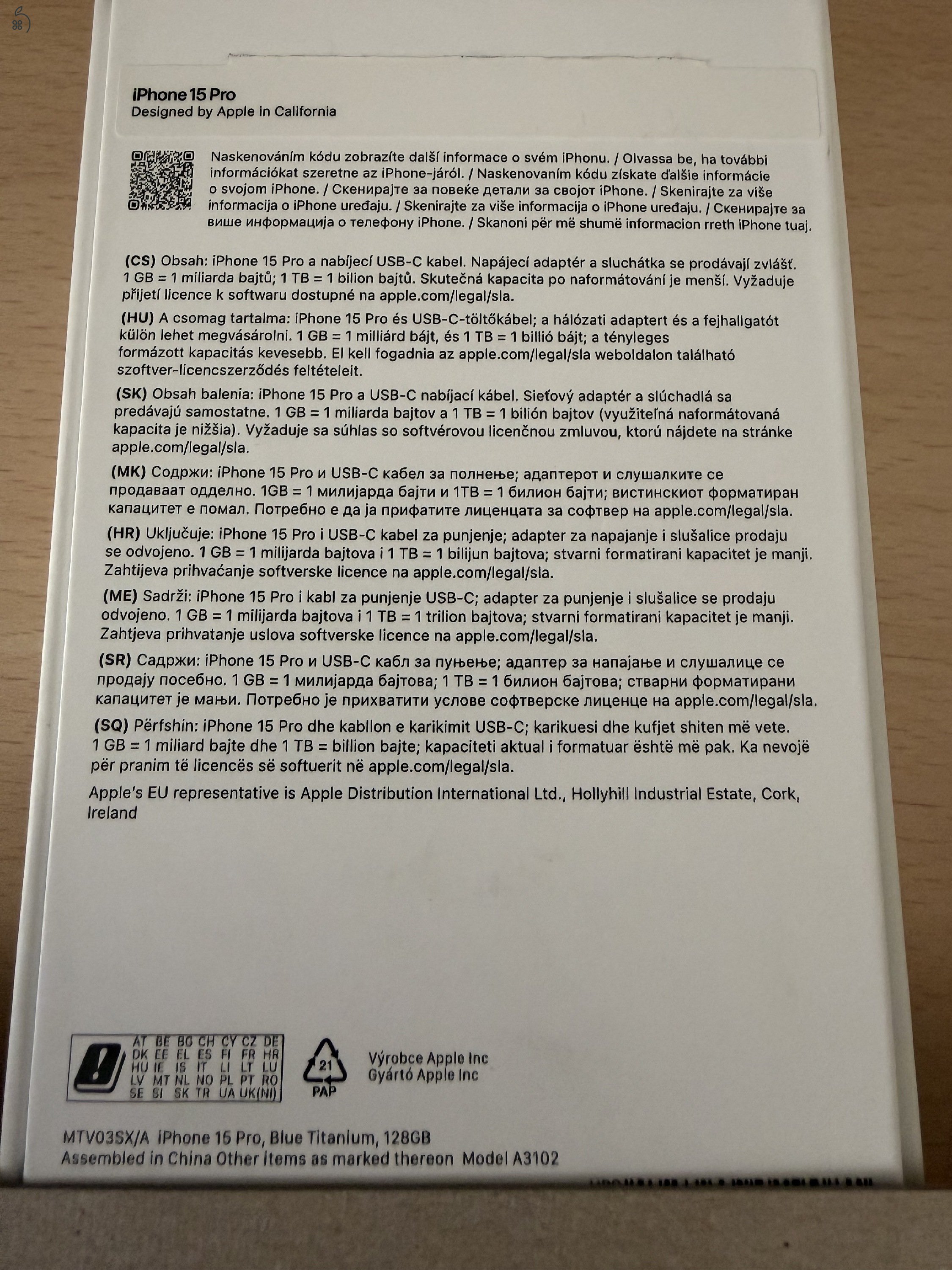 Iphone 15pro- hibátlan 