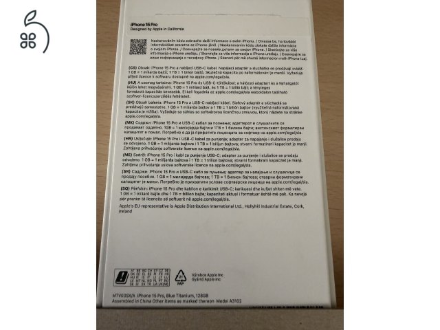 Iphone 15pro- hibátlan 