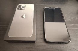 Tökéletes állapotú iPhone 13 Pro Max / 256GB / Asztroszürke / 90% akkumulátor! dobozával eladó!