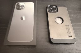 Tökéletes állapotú iPhone 13 Pro Max / 256GB / Asztroszürke / 90% akkumulátor! dobozával eladó!