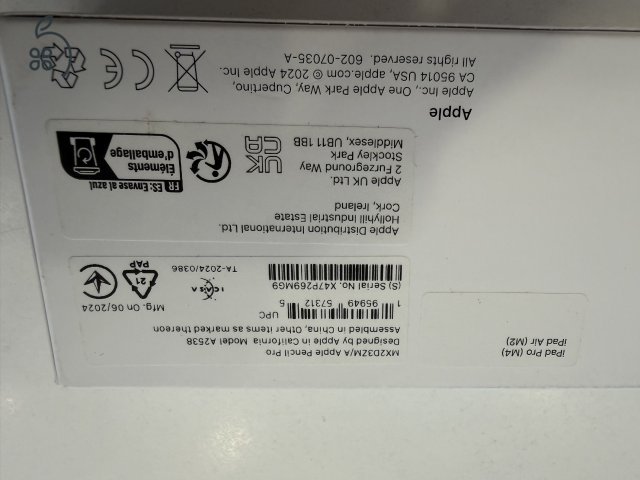 Apple Pencil Pro A2538 Újszerű/1 hónap gar.