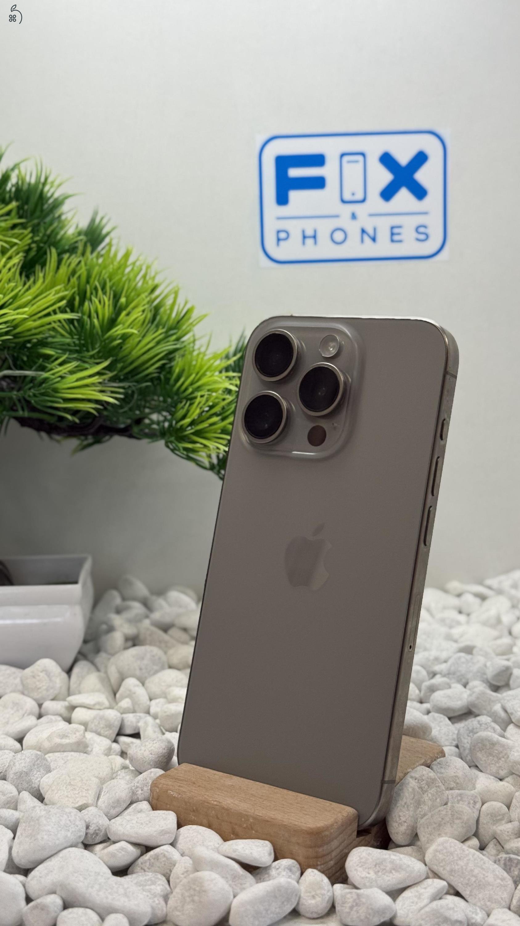 iPhone 15 Pro 128GB Független 100% akkumulátor szép állapot