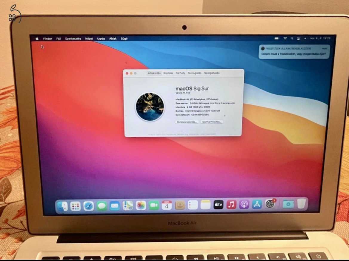 MacBook Air 2014 eleje