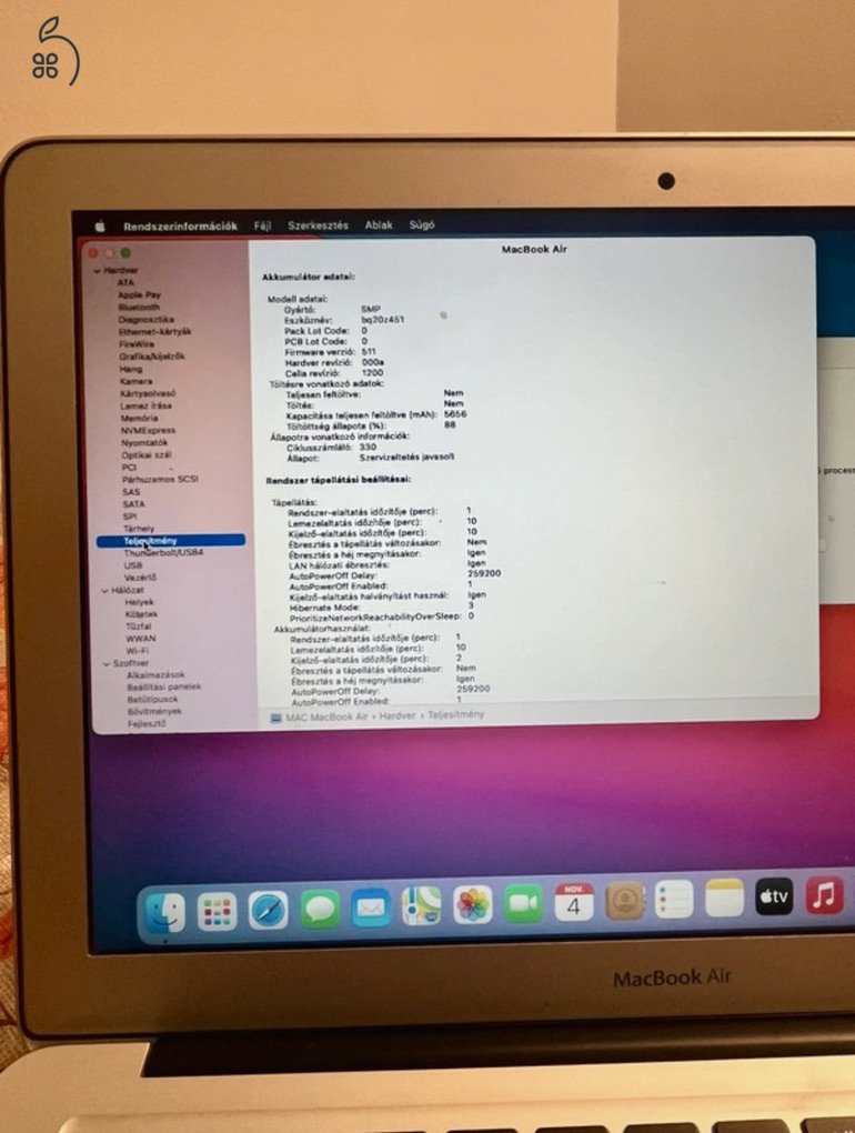 MacBook Air 2014 eleje