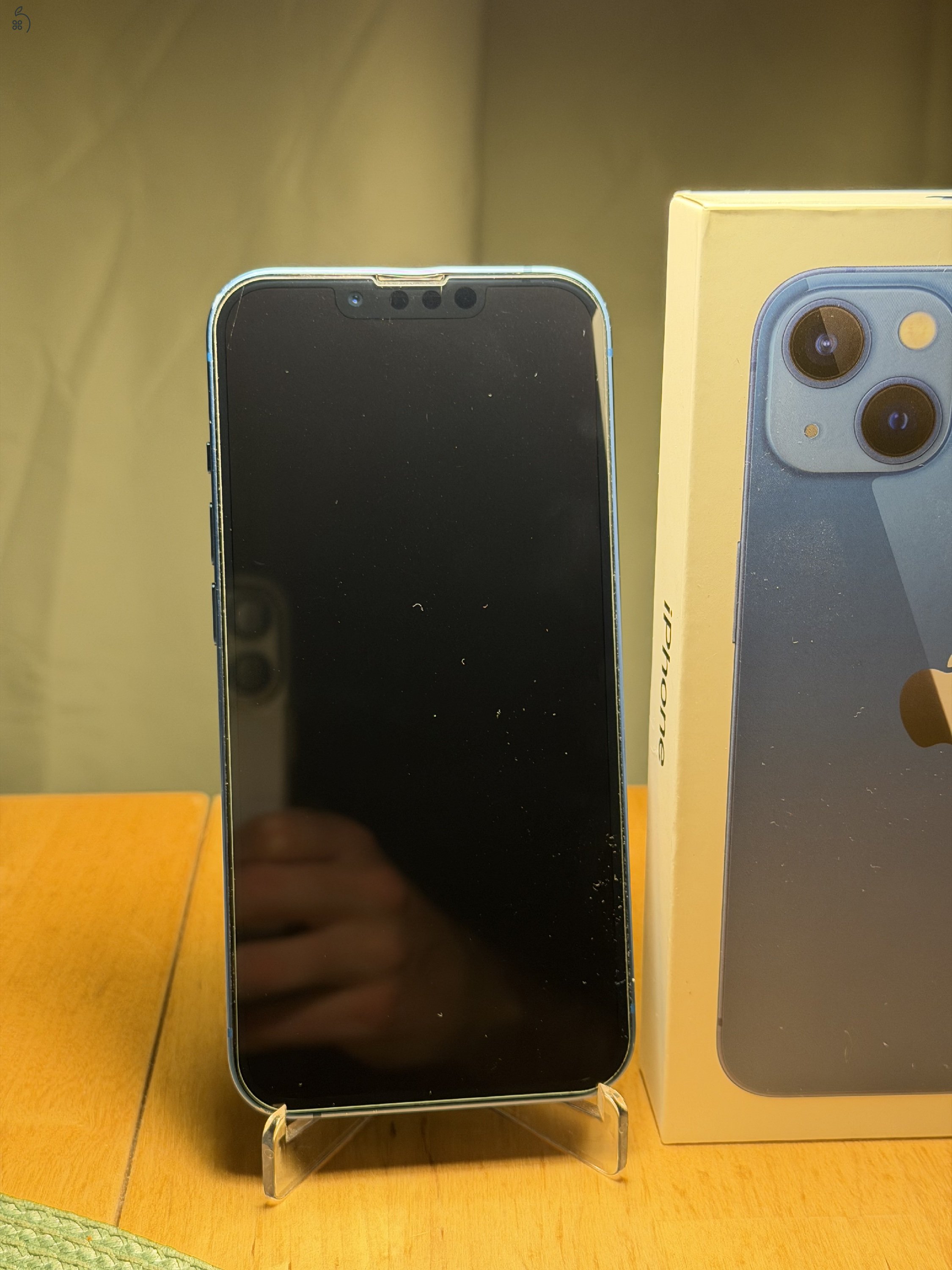 iPhone 13 256GB kék - Vodafone függő