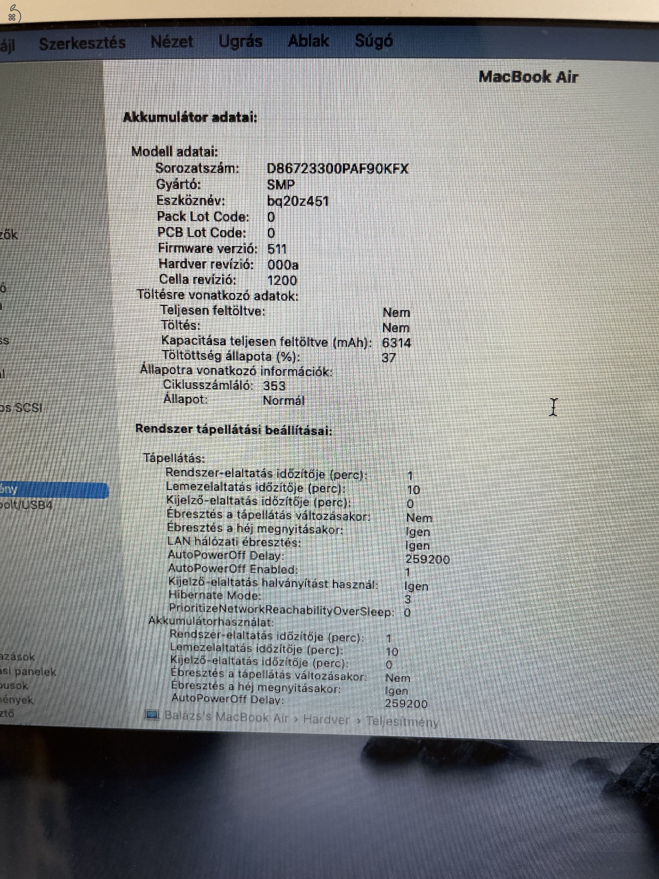 Ritka i7-es MacBook Air 13” (2015) - Jó akku, szép állapotban!