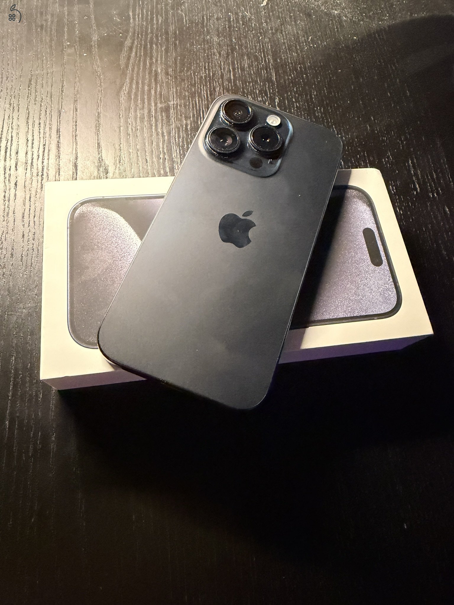 Apple Iphone 15 PRO 128GB Kék Titán szín