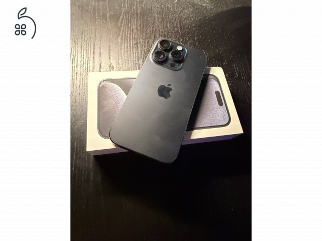 Apple Iphone 15 PRO 128GB Kék Titán szín