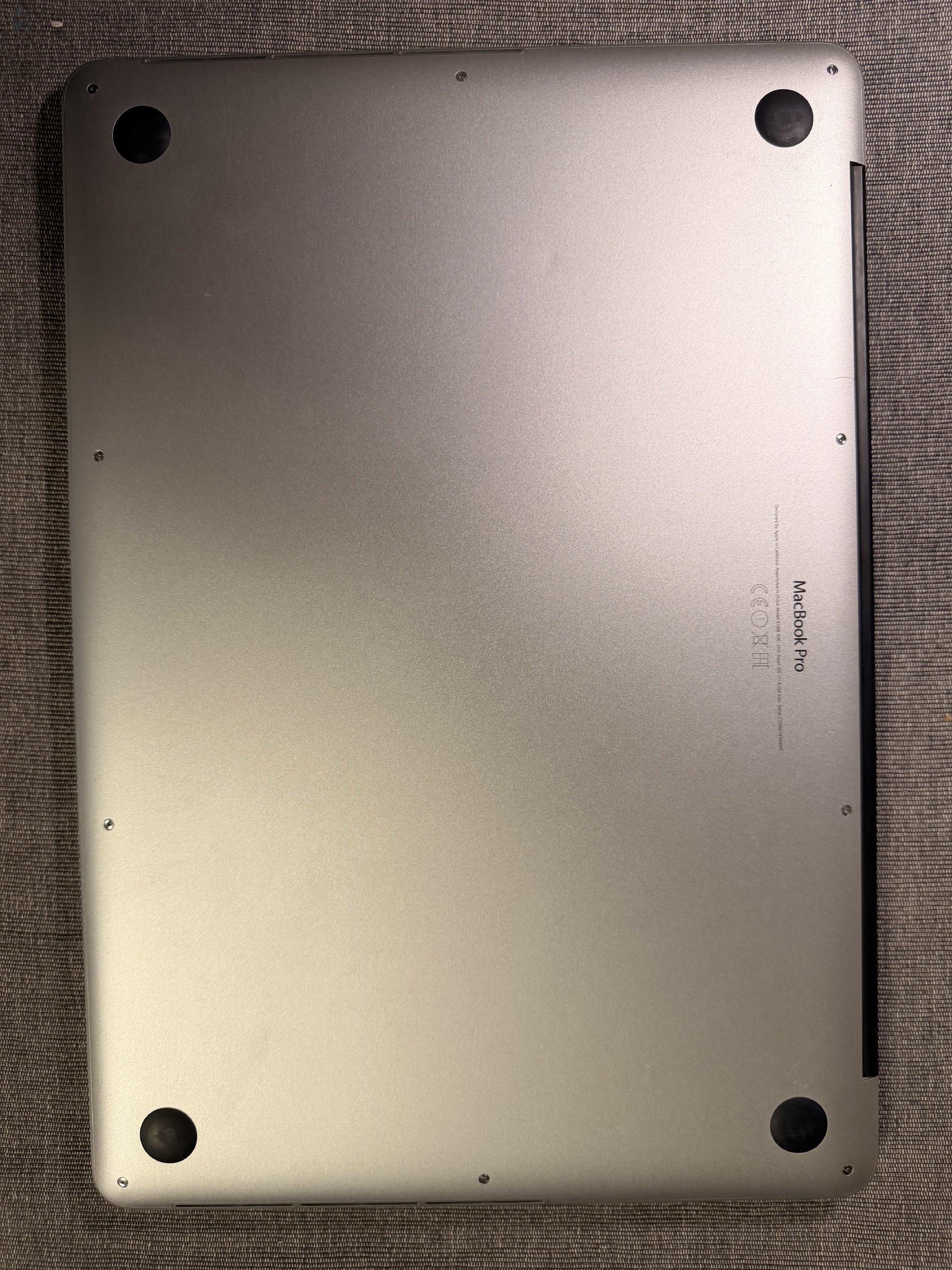 CTO, 2 TB SSD, Legutolsó szériás MBP Retina 15