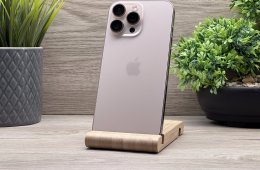 Hibátlan iPhone 16 Pro Max Desert Titanium 256GB 2 ÉV Garanciával Számlával 97% Akku