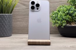 iPhone 16 Pro Max White Titanium 256GB 2 ÉV Garanciával Számlával 98% Akku