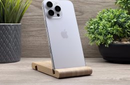 iPhone 16 Pro Max White Titanium 256GB 2 ÉV Garanciával Számlával 98% Akku