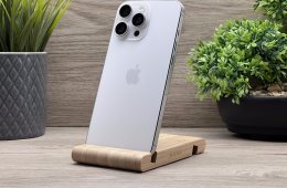 iPhone 16 Pro Max White Titanium 256GB 2 ÉV Garanciával Számlával 98% Akku