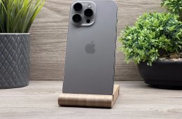 iPhone 16 Pro Max Natural Titanium 256GB 2 ÉV Garanciával Számlával 95% Akku