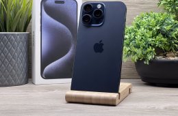 Hibátlan iPhone 15 Pro Max Blue Titanium 512GB 2 ÉV Garanciával 93%