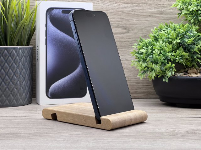 Hibátlan iPhone 15 Pro Max Blue Titanium 512GB 2 ÉV Garanciával 93%