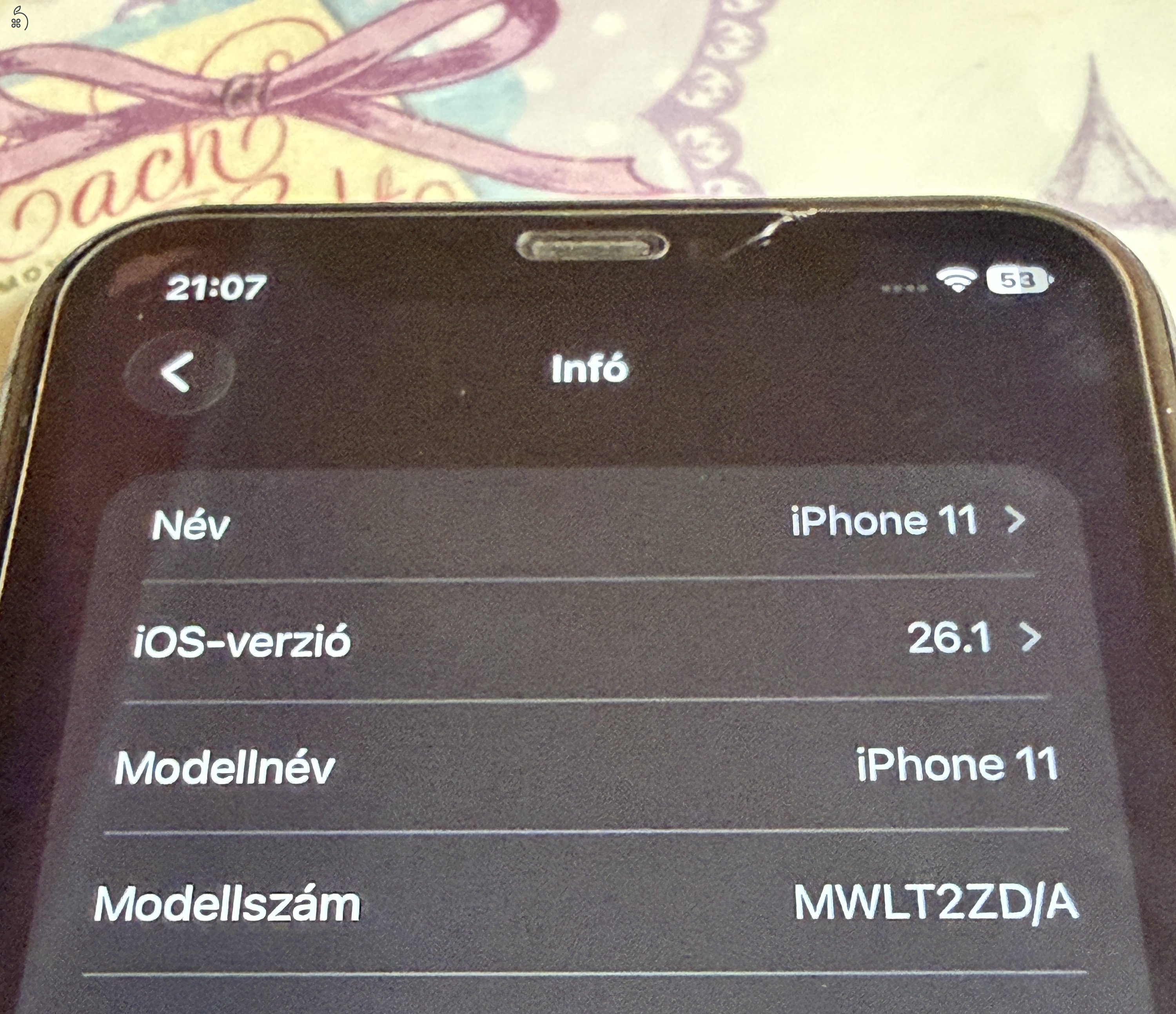 iPhone 11 Black 64GB független 