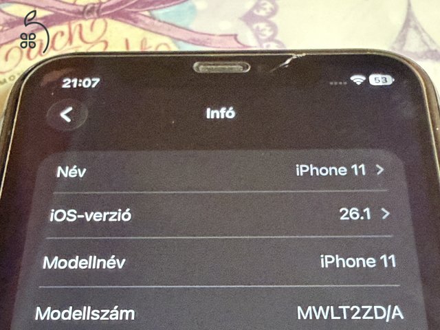 iPhone 11 Black 64GB független 