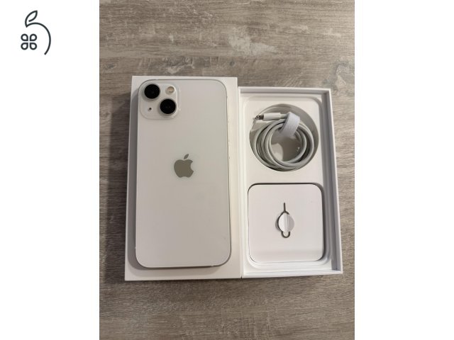 iPhone 13 128 GB független, fehér újszerű állapotban