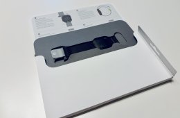 Apple Watch Ultra Milanese Loop gyári titán 49mm (44, 45, 46, 49mm) szíj - fekete