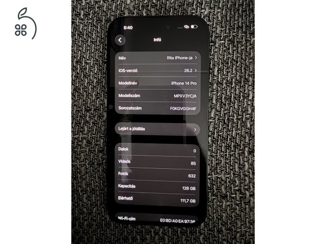 Szép állapotú Iphone 14 Pro