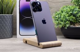 Hibátlan iPhone 14 Pro Max  Deep Purple 128GB 2 ÉV Garanciával Számlával 90% Akku