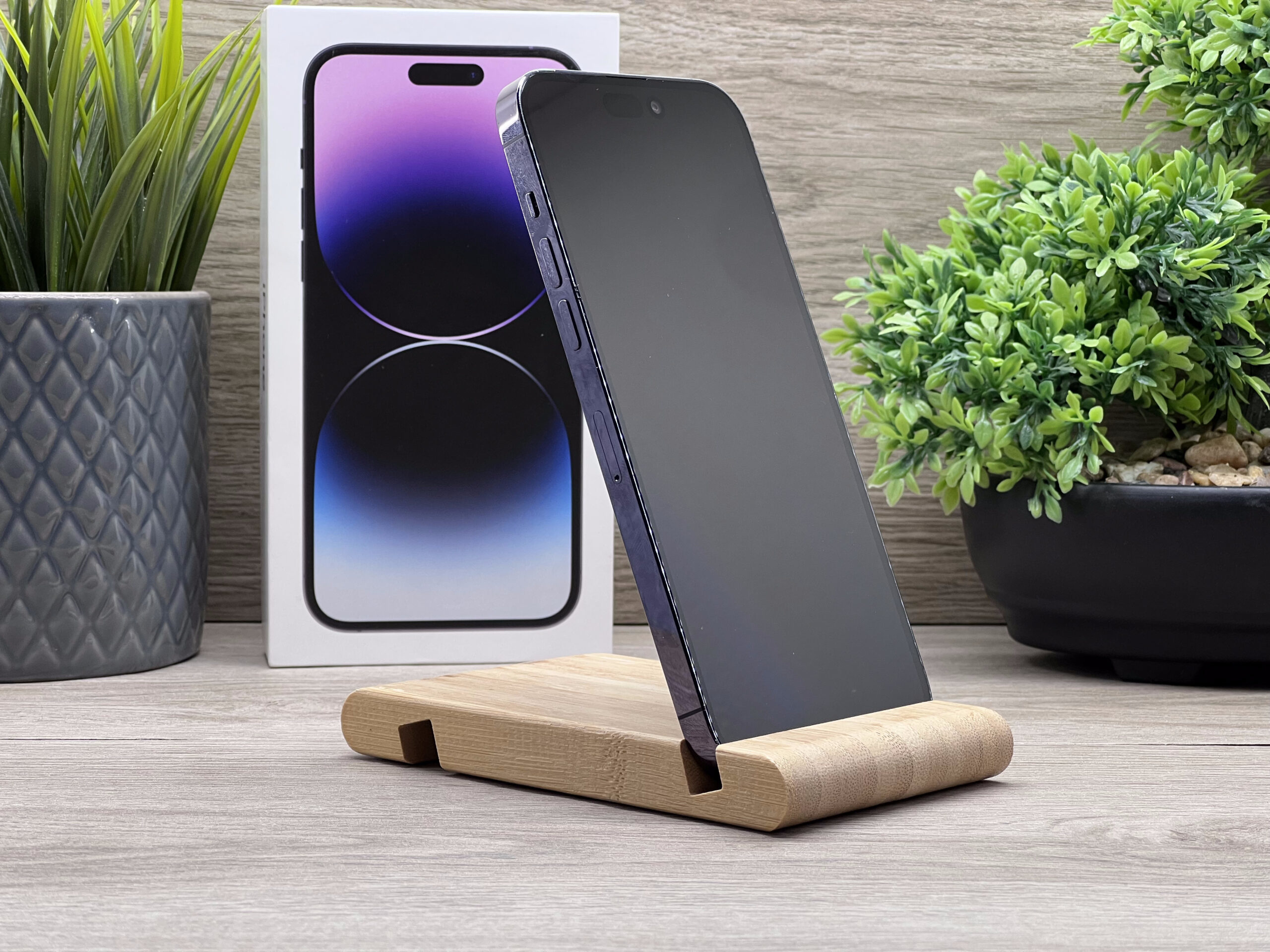 Hibátlan iPhone 14 Pro Max  Deep Purple 128GB 2 ÉV Garanciával Számlával 90% Akku