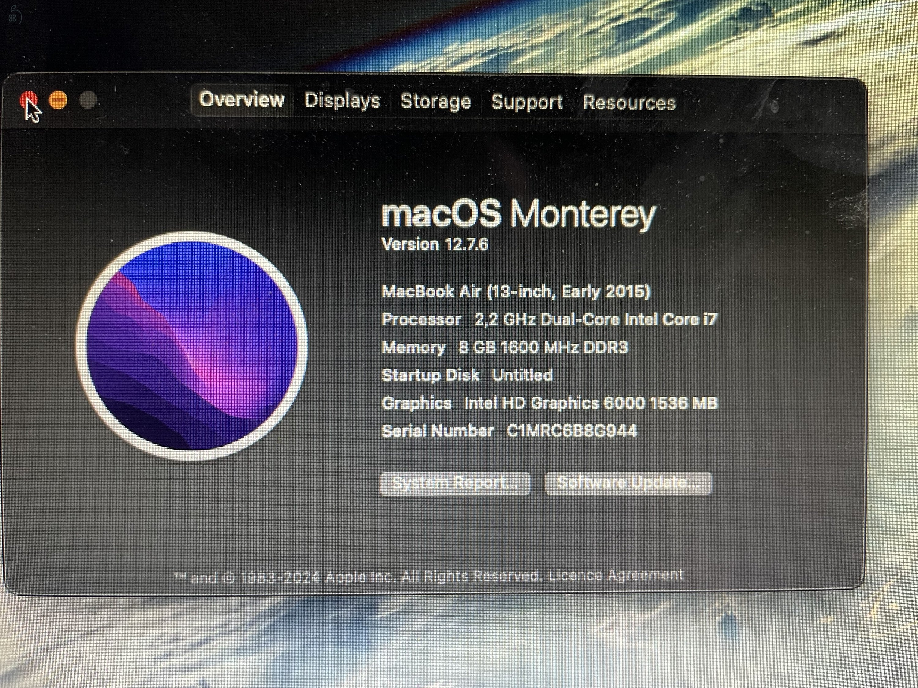 Apple Macbook Air early 2015 i7 (A1466)