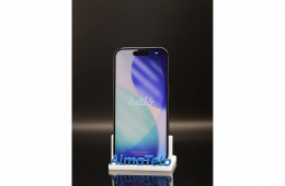 Apple iPhone 15 Pro eSIM 256 GB Blue Titanium 100% akku - 12 HÓ GARANCIA