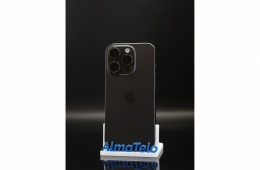 Apple iPhone 15 Pro 128 GB Black Titanium 100% akku - 12 HÓ GARANCIA