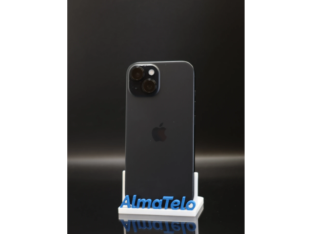 Apple iPhone 15 eSIM 128 GB Black 100% akku - 12 HÓ GARANCIA