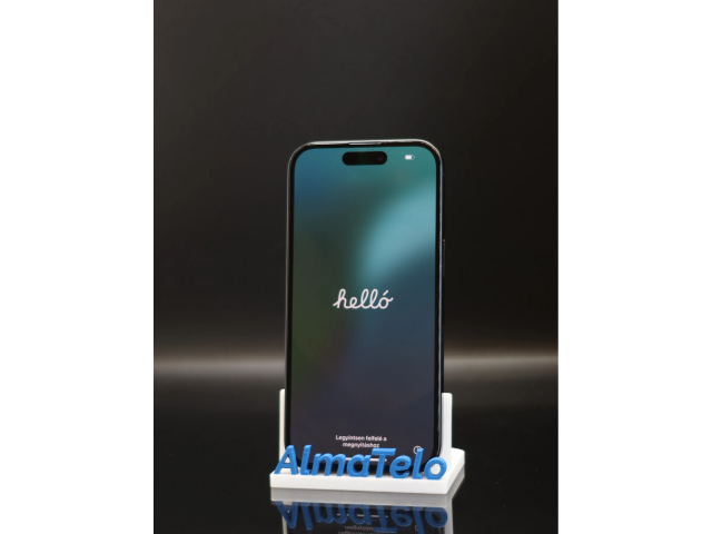 Apple iPhone 15 eSIM 128 GB Black 100% akku - 12 HÓ GARANCIA