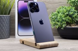 Hibátlan iPhone 14 Pro Max Deep Purple 128GB 2 ÉV Garanciával Számlával 92% Akku