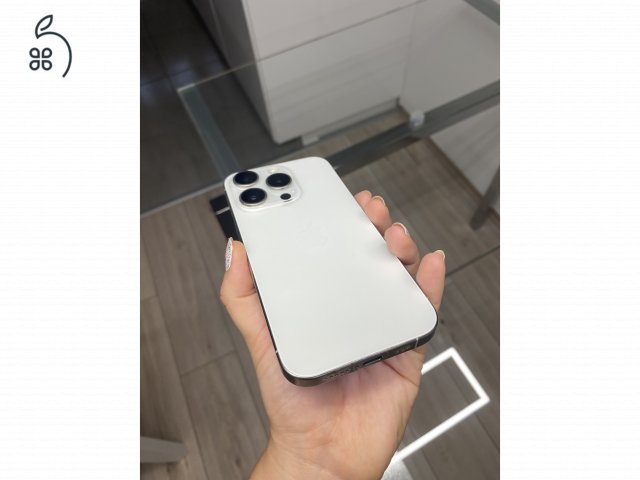  iPhone 15 Pro (1 TB, fehér titán, kártyafüggetlen)