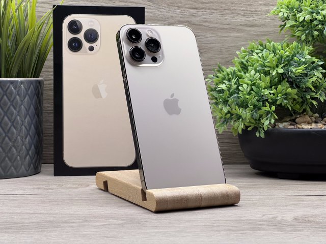 iPhone 13 Pro Max Gold 256GB 2 ÉV Garanciával Számlával 91% Akku