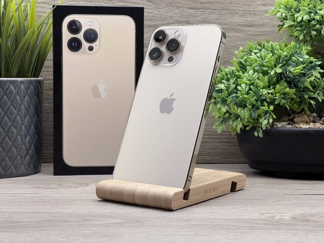 iPhone 13 Pro Max Gold 256GB 2 ÉV Garanciával Számlával 91% Akku