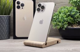 iPhone 13 Pro Max Gold 256GB 2 ÉV Garanciával Számlával 91% Akku
